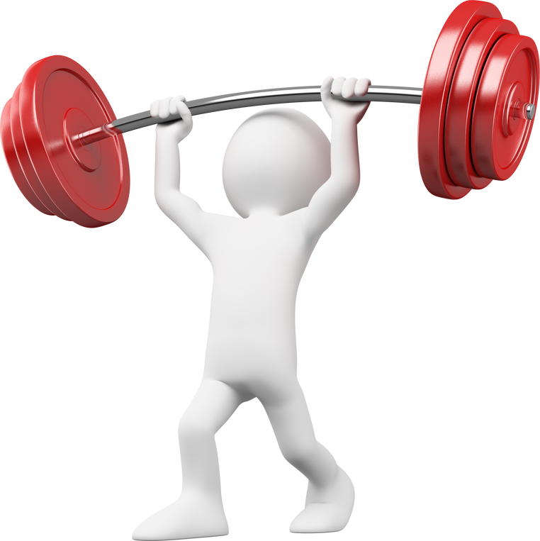 Athlete Lifting Weights