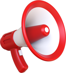 3D Megaphone Illustration