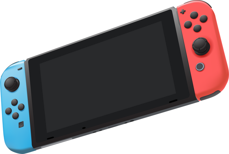 Set of console game device handheld portable PNG